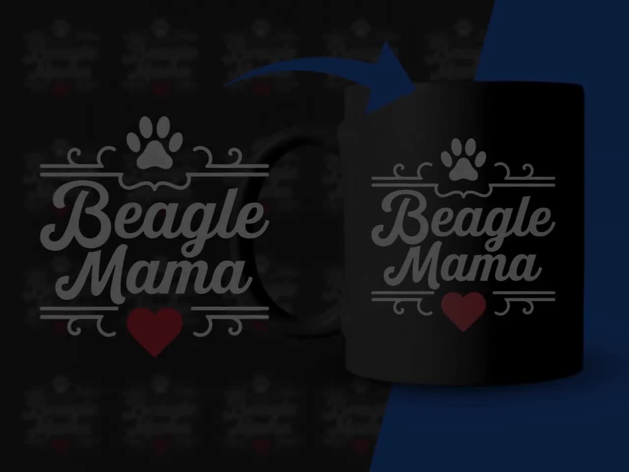 Beagle Mama Svg, Dog Mom Svg, Beagle Lover Svg, Beagle Mother Svg